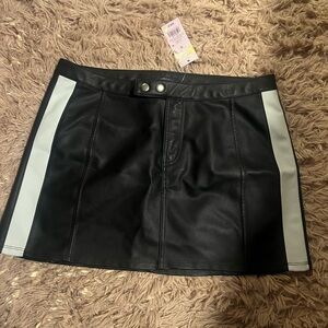 Black and White Women's Skirt